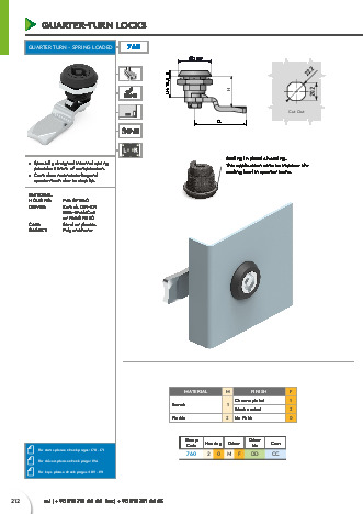 Quarter Turn - Spring Loaded