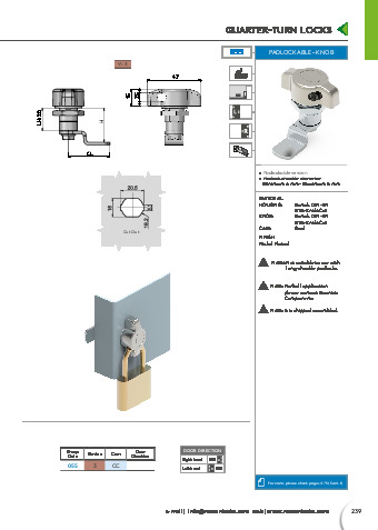 Padlockable - Lock - Mesan Lock - Essentra plc Components