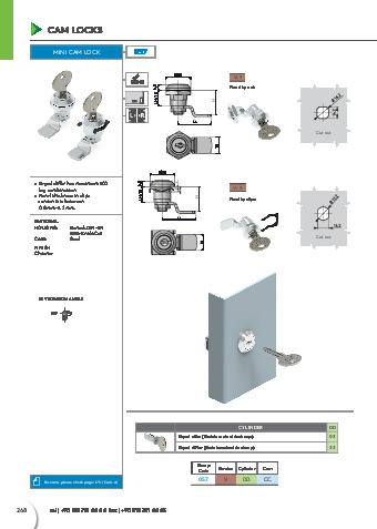 Mini Cam Lock