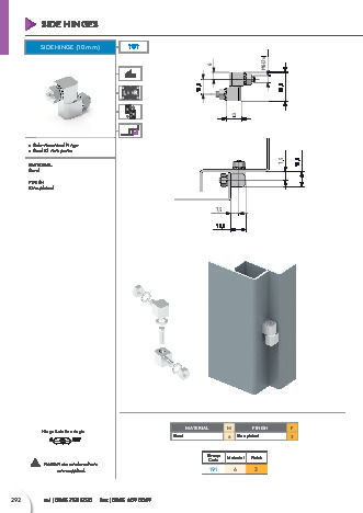 Side Hinge (10mm)