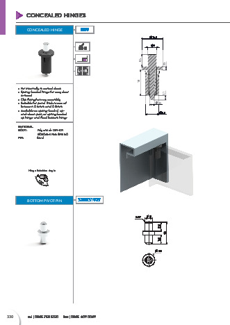 Concealed Hinge