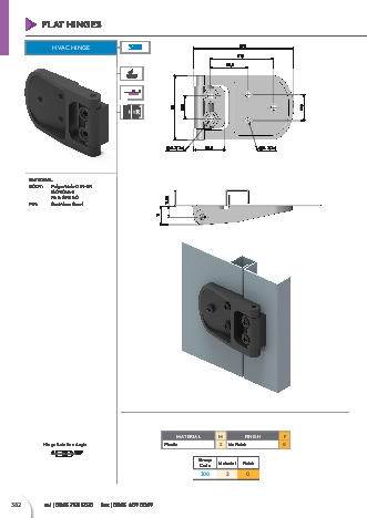 HVAC Hinge