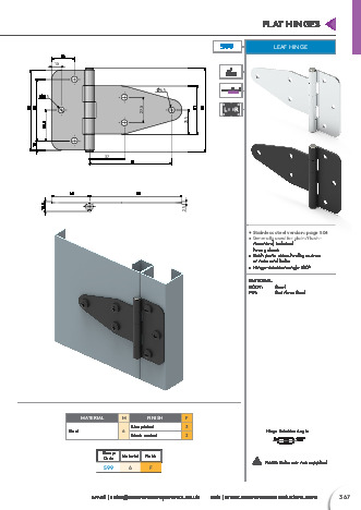 Leaf Hinge