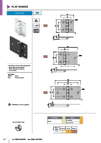 Leaf Hinge