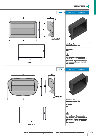 Cover Pull (Snap-in)