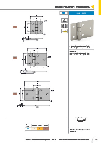 Leaf Hinge