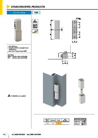 Lift - Off Hinge