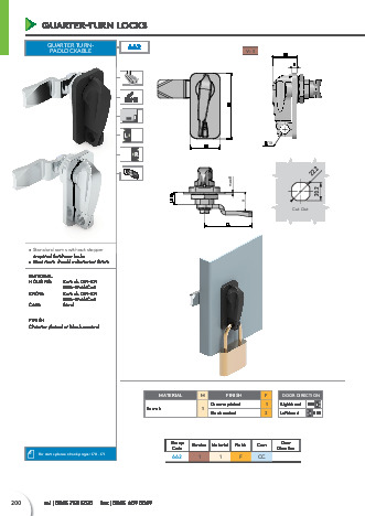 Quarter Turn Padlockable