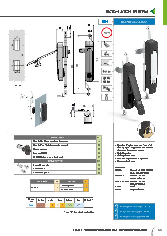 Linear Handle Lock