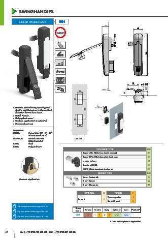 Linear Handle Lock