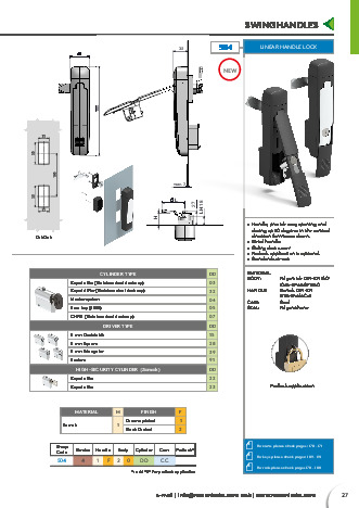 Linear Handle Lock