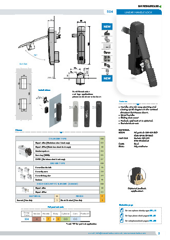 Linear Handle Lock